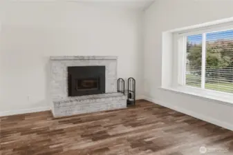 Wood Fireplace Insert -Greatly appreciated in the Northwest.