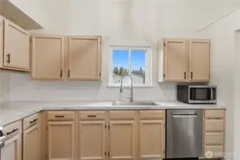 Another view of the kitchen convenience.