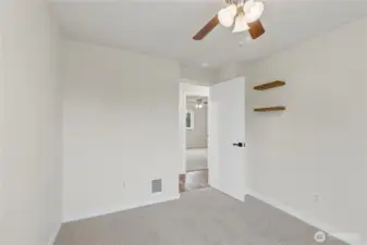 Bedroom #2...Note: all have new carpet and freshly painted.