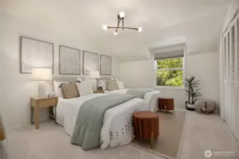 Spacious bedroom 2