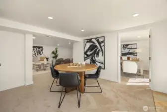 Daylight basement with multi-generational living potential