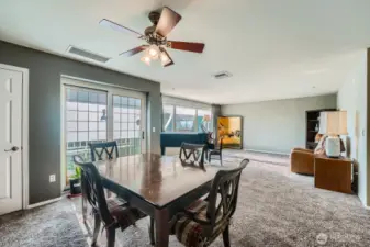 Dining in Great Room Area