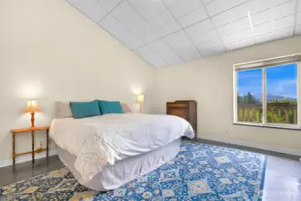 Primary bedroom with views