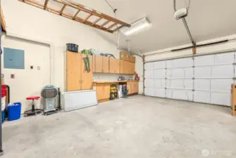 Garage with storage