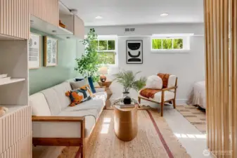 Lots of natural light.