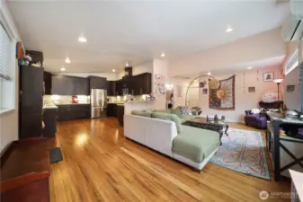 1158 SF home. Great room and Kitchen