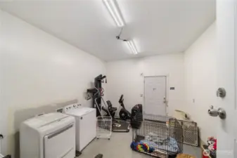 1158 SF home. Laundry and storage room