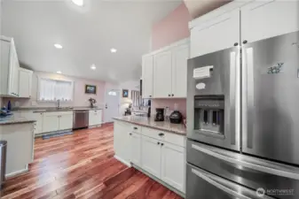 1450 SF home. Kitchen and yes this is as large as it looks.