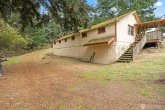 Duplex with storage underneath