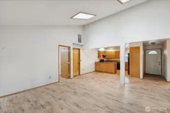 Looking toward front door