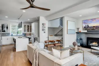 Trim and doors in entire house sanded, filled, and painted with multiple coats.