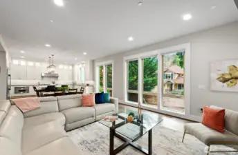 Perfect for today's lifestyle.  Family room is adjacent to the casual dining area and kitchen.