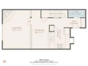 1st Level Floor Plan