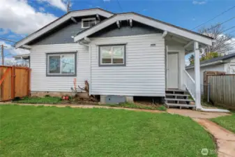 Back entrance to home