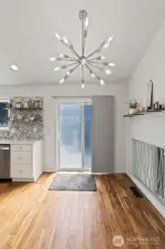 Ample space in the kitchen to add a breakfast table if you'd like.