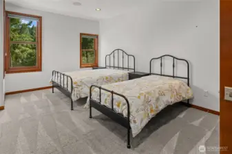 Bedroom on lower floor