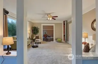 2110 N 145th St - Living & Dining Room