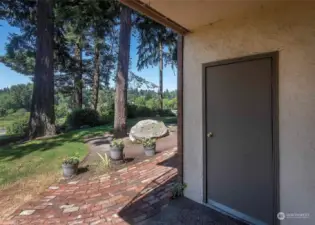 One of two large storage closets.