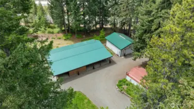Beautiful setting with out buildings