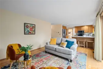 Family Room off the kitchen
