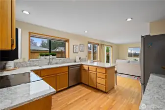 Bright kitchen