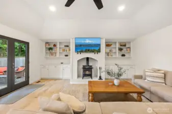 Dual Doors Lead Out to the Park-Like Yard & Entertainment Patio!