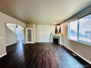 Living Room looking towards the Front Door