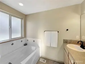 Primary 5 piece en suite bathroom