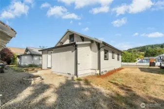 Back of home