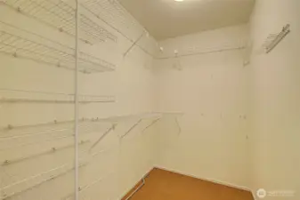 Primary suite has 2 closets - This is the walk-in closet.