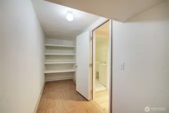 HUGE storage room on lower level.