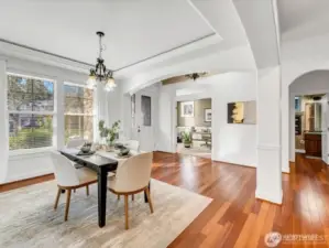 Dinning Room, virtually staged.