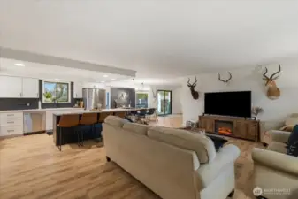 Open and inviting living room