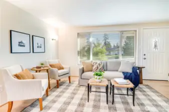 tons of light with large windows