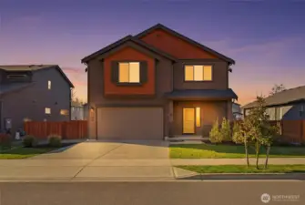 Traditional two-story design with timeless curb appeal.