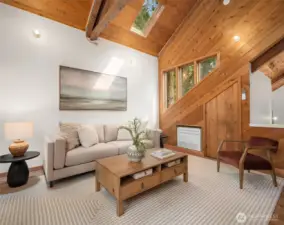 Upper loft living area