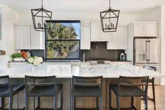 Marvelous kitchen with views from your kitchen  sink too.