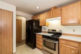 Newly painted Kitchen