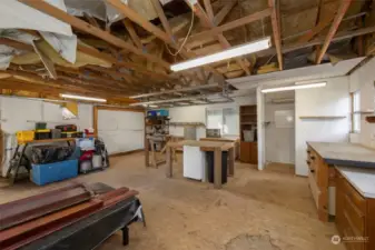 More space for your inner wood worker, painter, home business...