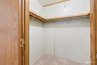 Primary walk-in closet