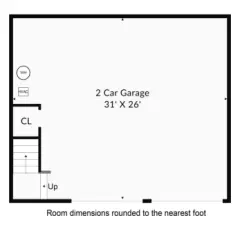 HUGE garage space!