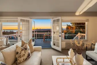 Generous decks provide the perfect vantage point to soak in the stunning views from sunrise to sunset. The home features a well-designed floor plan that invites your creative vision for updates or renovations.