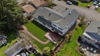Large backyard