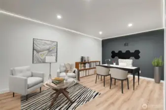Home is virtually staged