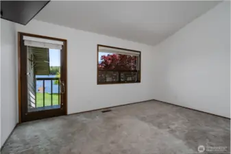 Upstairs primary bedroom.