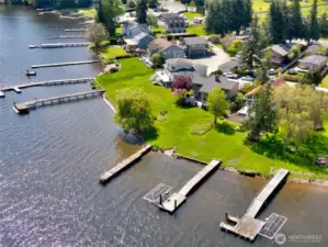 Big Lake is a 536 acre lowland lake in Skagit County that offers many recreational opportunities including fishing, boating, swimming and more. Lake has a variety of sport fish; Largemouth Bass, Perch, Crappie, Cutthroat trout and more.