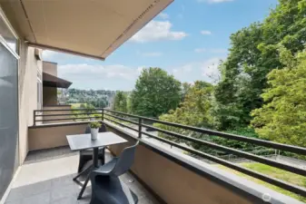 Enjoy the terriortial views from the living room balcony