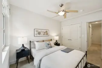 Second bedroom on lower level
