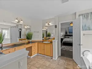 Bathroom suite off the Bedroom suite