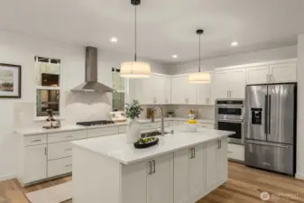 Photos of completed model home on #11. Color, spec, and floorplan may vary.